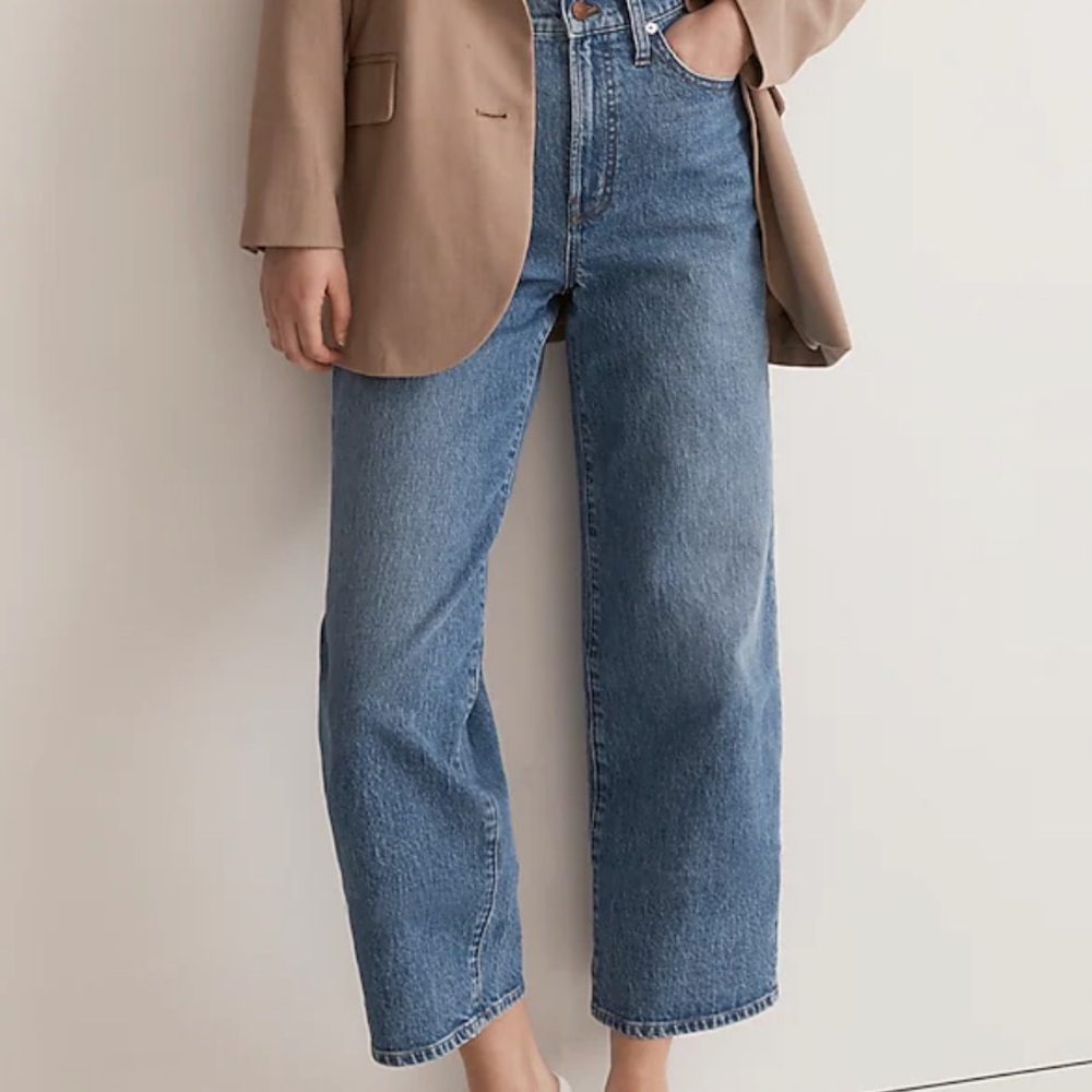 Madewell The Perfect Vintage Wide-Leg Crop Jean 27